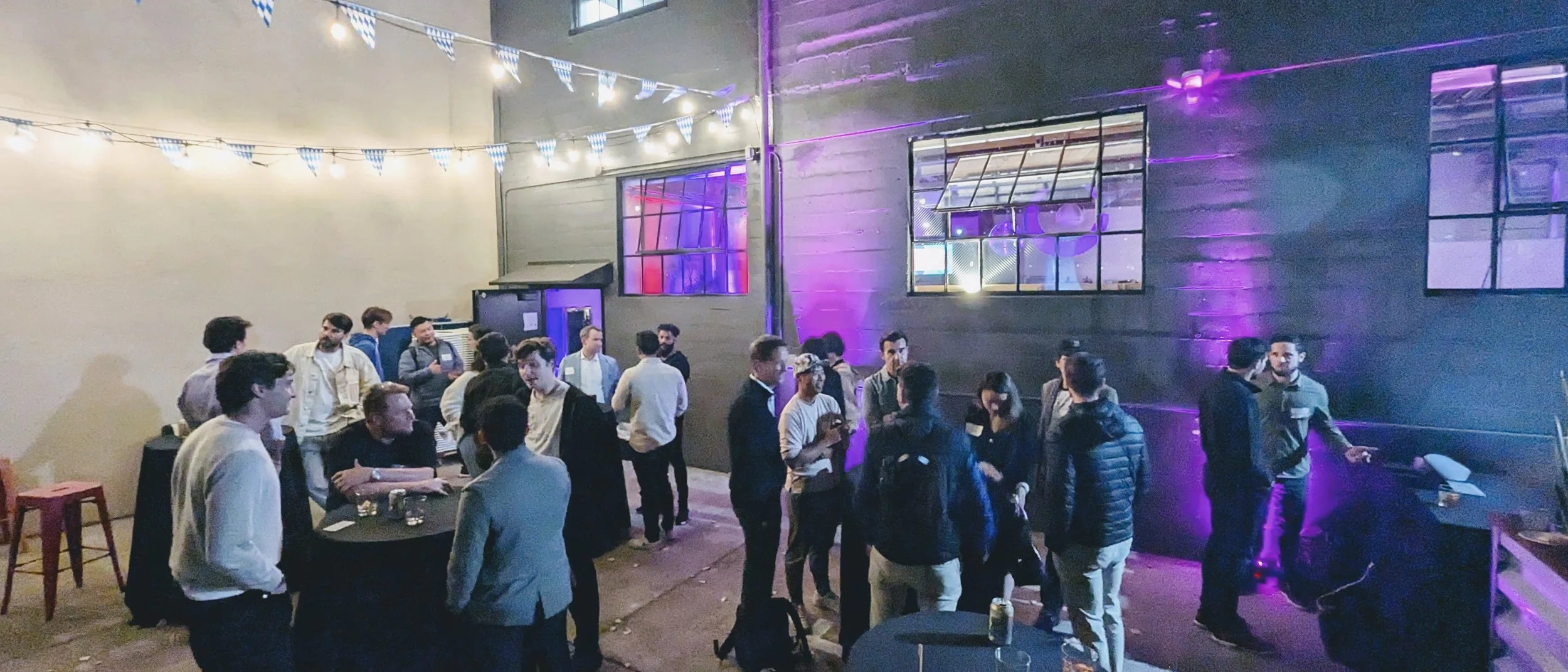 House of AI Patio Networking